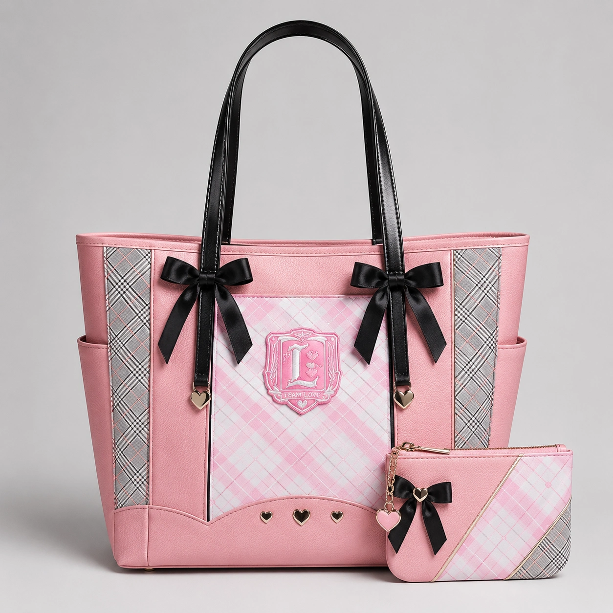 Team Love Ribbon Tote Set